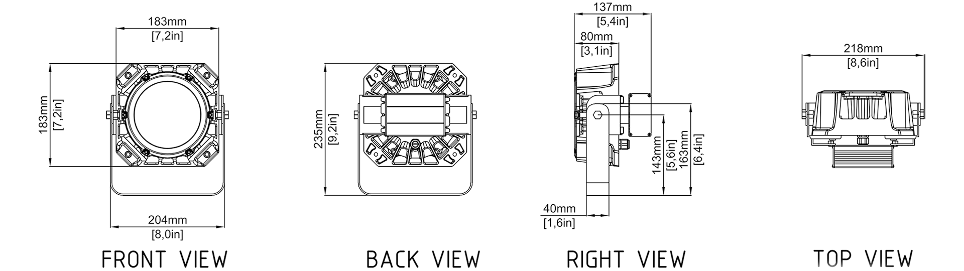 FL1M — dimensions
