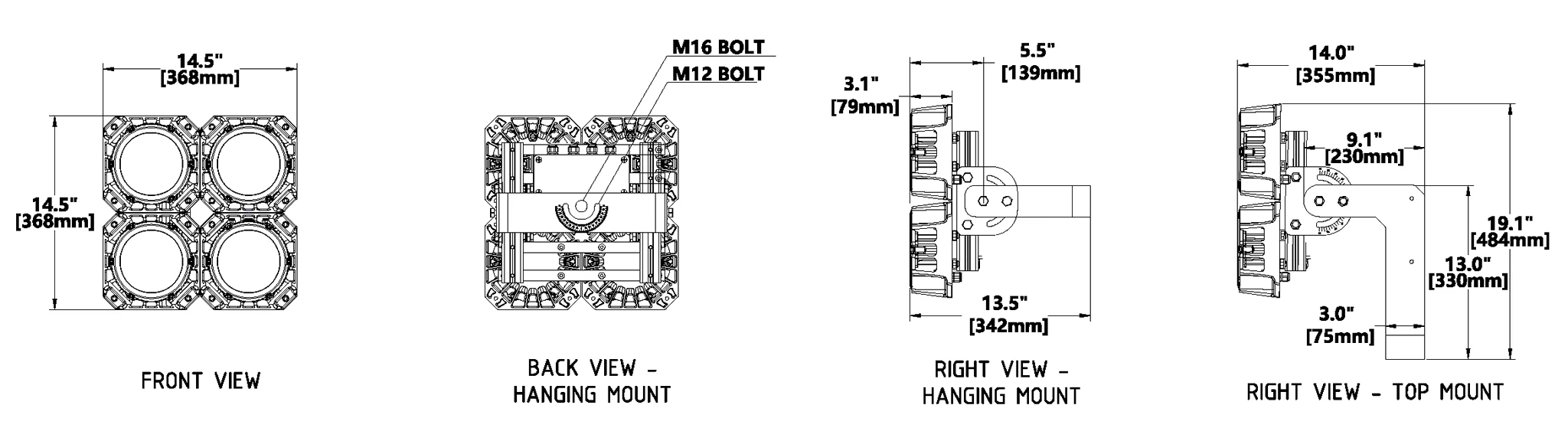 FL4M — dimensions