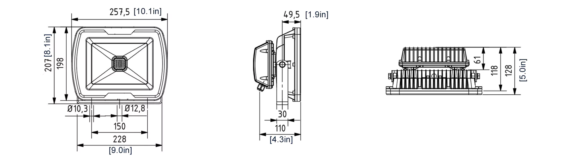 RT220UB — dimensions