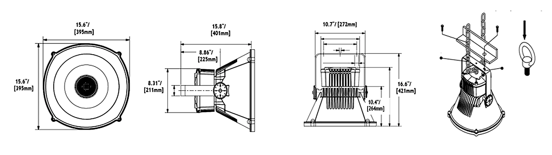 RT400HB — dimensions