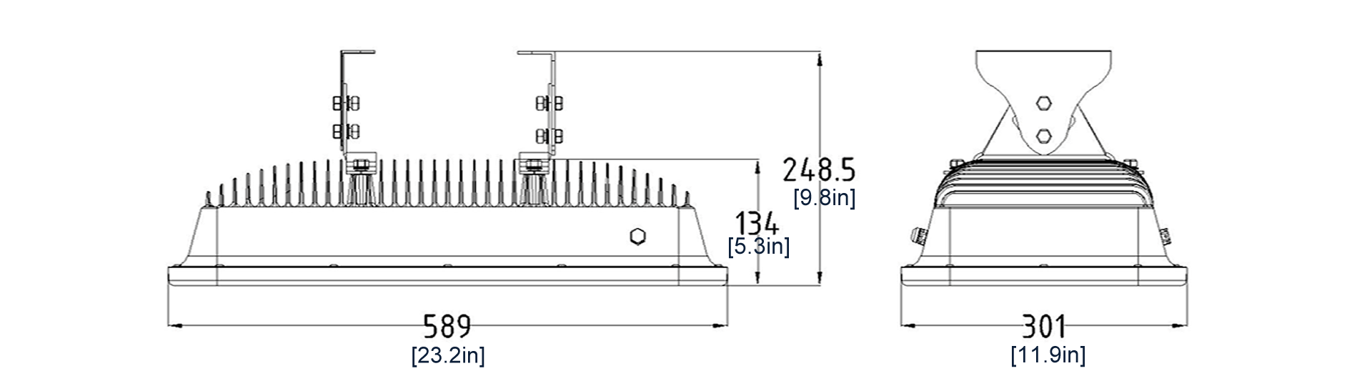 RT590FL-S — dimensions