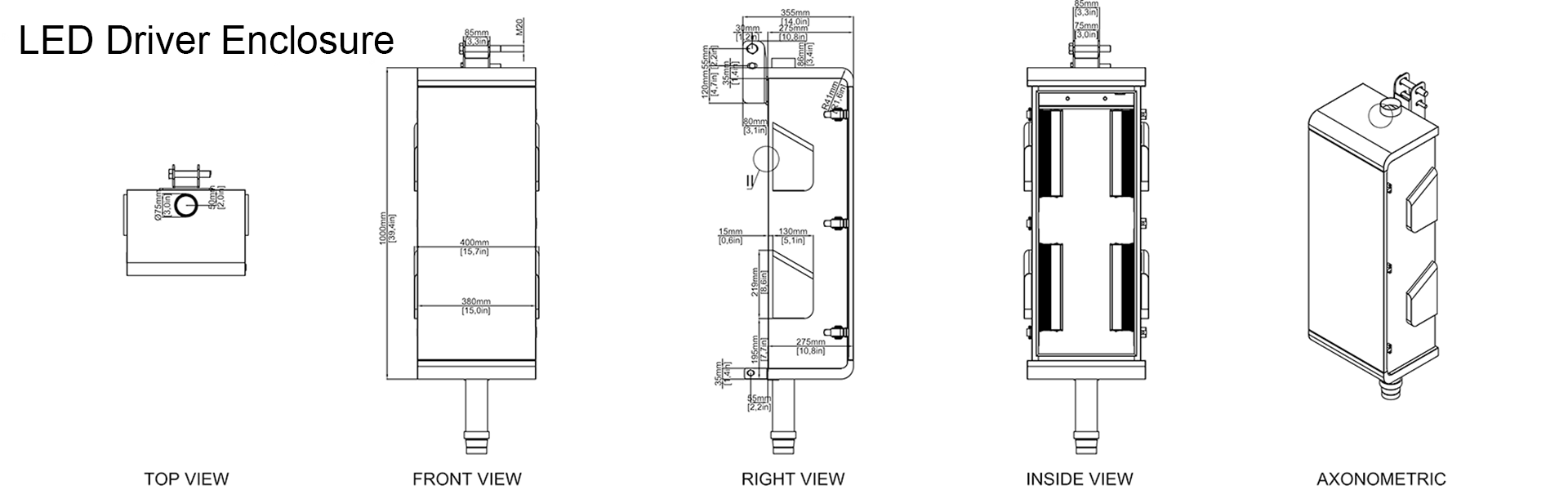 VSP-XXXXW-12M-YP — dimensions