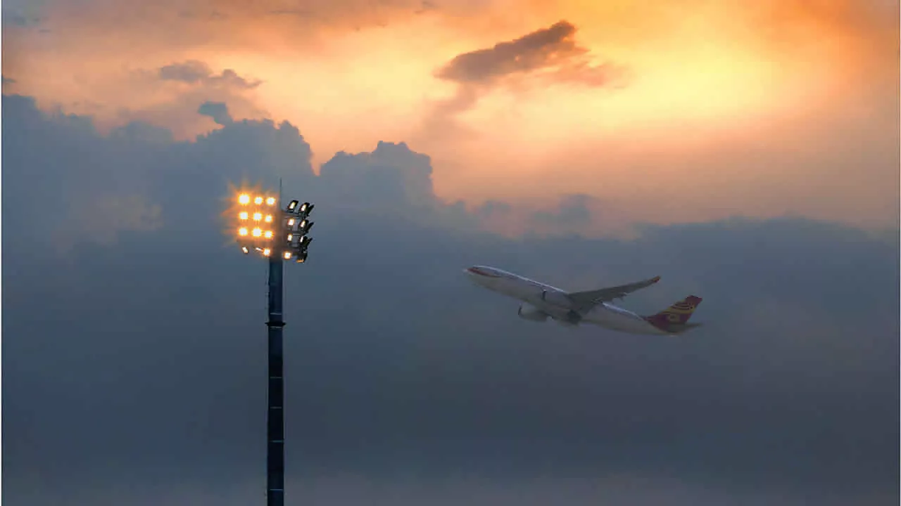Beijing Capital International Airport — LED Airport Area Lights — Beijing, China — view 3