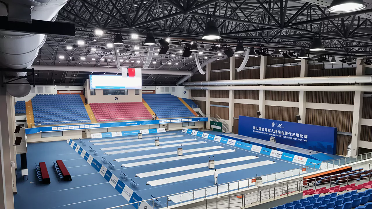 Fencing Venue of the 7th CISM Military World Games — view 1
