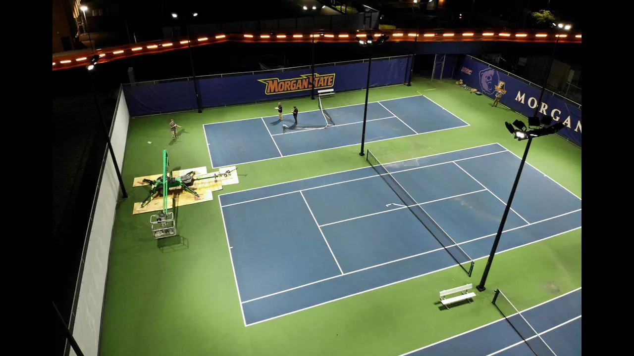 Morgan State University Tennis Courts — view 4