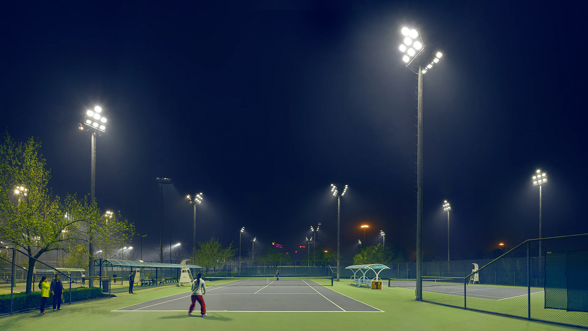 National Olympic Sports Center (Beijing) Tennis Courts — view 3
