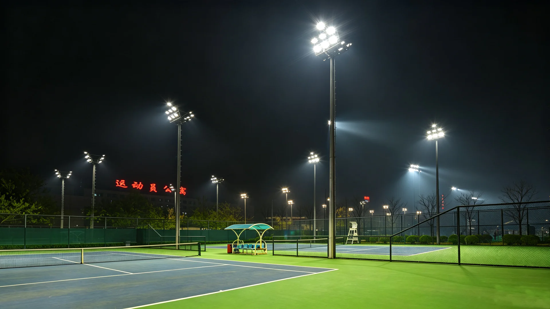National Olympic Sports Center (Beijing) Tennis Courts — view 5