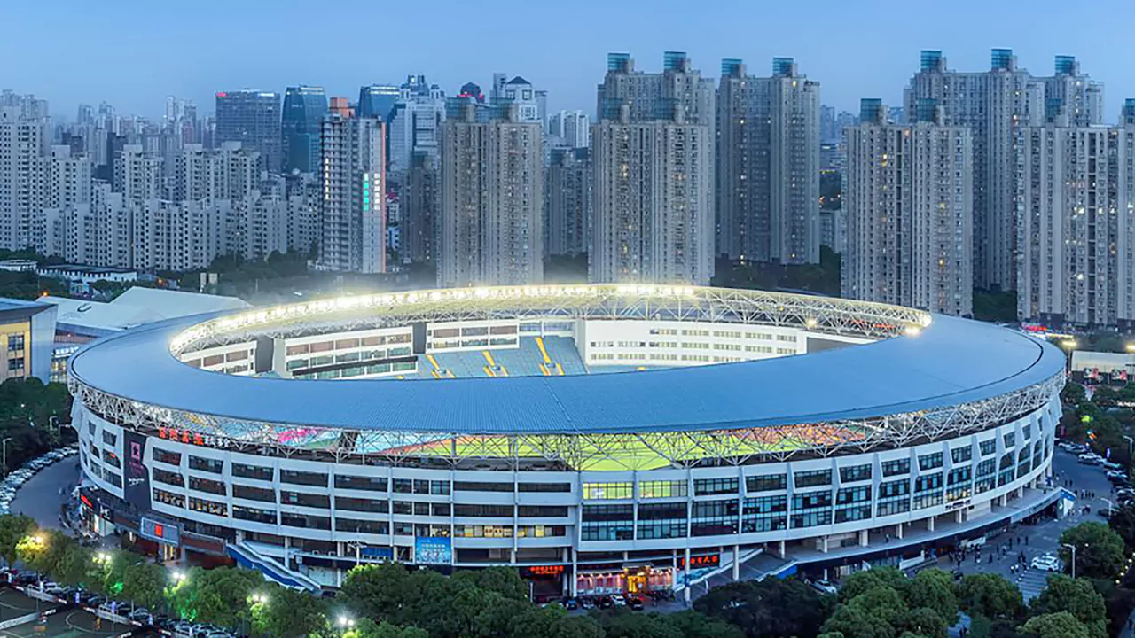 Yuanshen Sports Centre Stadium — view 1